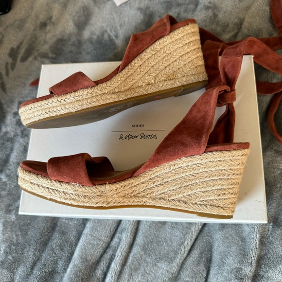 & Other Stories sandals espadrilles Sz 9,5US - Picture 6 of 13